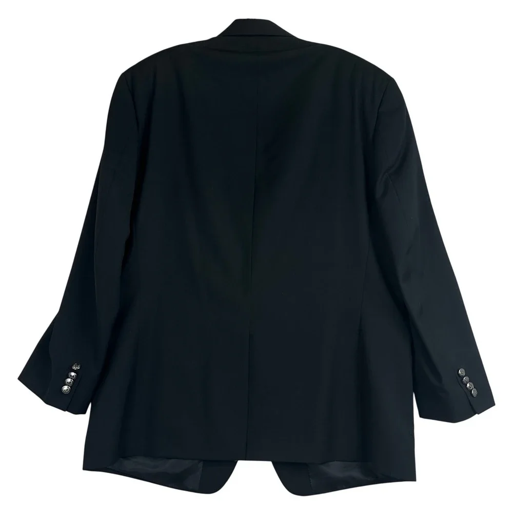 Lauren Ralph Lauren 2-Button Blazer Mens 44R Black Classic Professional